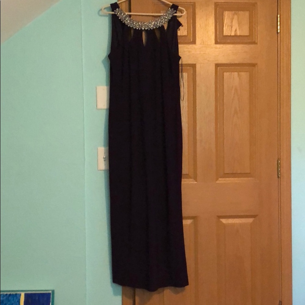 Purple long dress